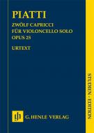 12 Caprices pour violoncelle solo op. 25 