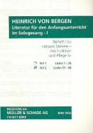Literatur für den Anfangsunterricht im Sologesang 