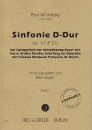 Sinfonie D-Dur op. 37 