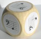 Notenwürfel für Klavier 