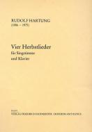 4 Herbstlieder 