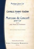Morceau de concert pour Cor f-Moll op. 94 avec Piano ou Orchestre 
