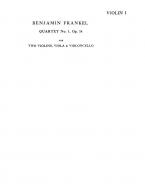 String Quartet No. 1 Op. 14 