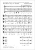 Nun wollen wir singen das Abendlied Standard