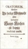 Oratorio de Noël 