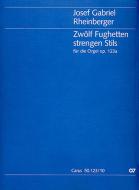 12 fuguettes en style stricte pour orgue 