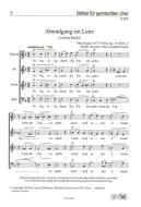 Abendgang im Lenz op. 111b/2 
