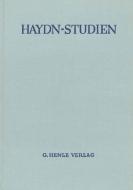 Haydn Studies Cover 1 
