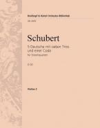 5 Deutsche mit 7 Trios und einer Coda D 90 