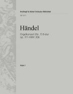 Orgelkonzert Nr. 7 B-Dur op. 7/1 HWV 306 