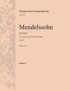Konzert für Klavier und Streichorchester in a-moll 