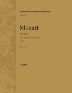 Konzert für Violine und Orchester (Nr. 4) D-Dur KV 218 