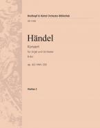 Orgelkonzert Nr. 2 B-Dur op. 4/2 HWV 290 