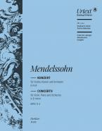 Konzert d-moll MWV O 4 für Violine, Klavier und Orchester 