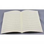 Notenpapier Din A4 hoch 12 Systeme weit 