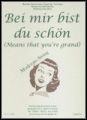 Bei mir bist du schön 