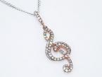 Rockys Anhänger Violinschlüssel + Kette 