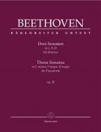 Trois Sonates en ut mineur, fa majeur, ré majeur op. 10 Standard