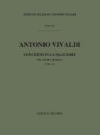 Concerto A Major Strings And Continuo Rv160 Score Fxi#22 T184 
