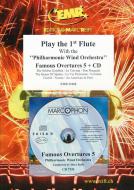 Play the 1st Flute: Famous Overtures 5 Standard