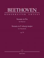 Sonate en fa dièse majeur op. 78 Standard