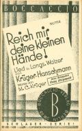 Reich mir deine kleinen Hände 