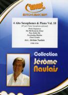 4 Alto Saxophones & Piano Vol. 10 Standard