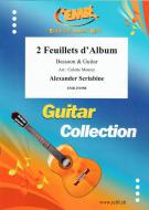 2 Feuillets d'Album Standard