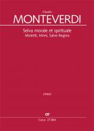 Selva morale et spirituale. Motetti, Hinni, Salve Regina Standard