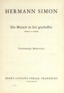 Der Mensch ist frei geschaffen 