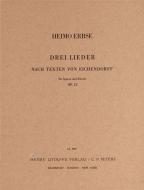 3 Songs on texts by Joseph von Eichendorff Op. 12 