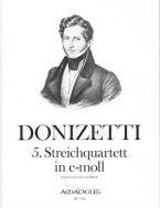 5. Quatuor en mi mineur 