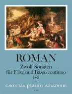 Douze sonates pour flûte et basse continue Vol. I 