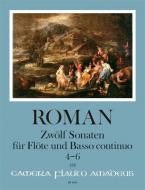 Douze sonates pour flûte et basse continue Vol. II 