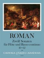 Douze sonates pour flûte et basse continue Vol. IV 