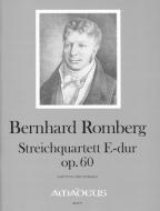 Quatuor en mi majeur op. 60 