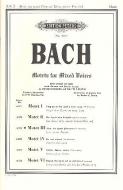 Motet No. 3 BWV 227 'Jesus, my great pleasure' 
