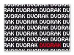 Postcard Dvorak text 