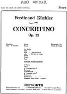 Concertino Op. 12 