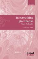 In everything give thanks 