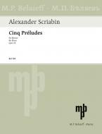 Cinq Préludes op. 16 Standard