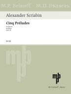 Cinq Préludes op. 16 Standard