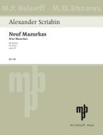 Neuf Mazurkas op. 25 Standard
