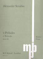 Quatre Préludes op. 48 
