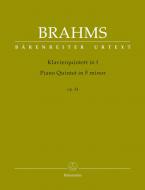 Quintette avec piano en fa mineur op. 34 Standard