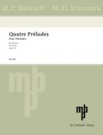 Quatre Préludes op. 33 Standard