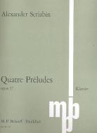 Quatre Préludes op. 37 