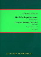 Sämtliche Fagottkonzerte 1 (Nr. 1-7) 
