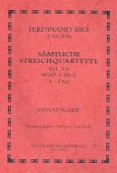 Quartett Nr. 13 WoO 1 Nr. 2 A-Dur 