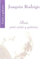 Album for voice and guitar 